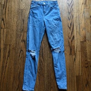 Jamie Topshop jeans light blue denim